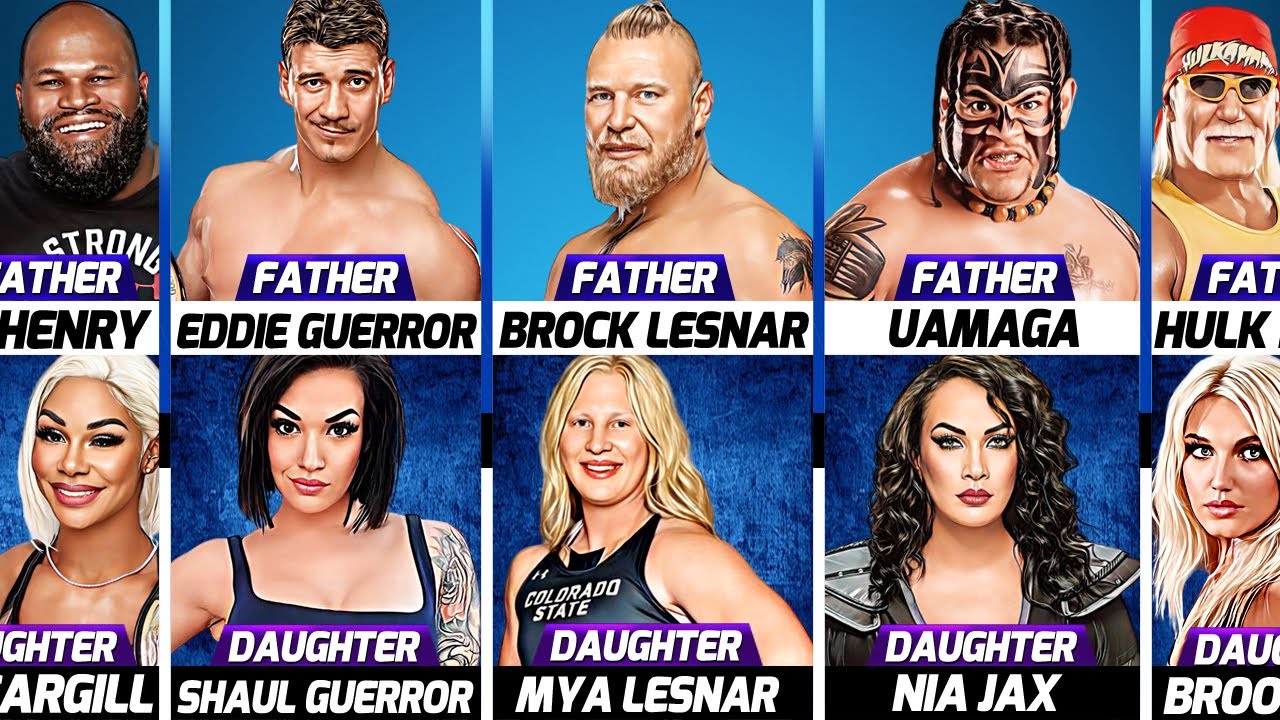 Легендарные рестлеры WWE и их дочери