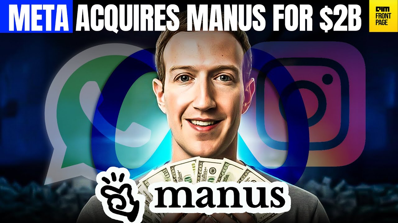 Meta Buys Manus for $2.5B: The New AI Future of WhatsApp & Instagram