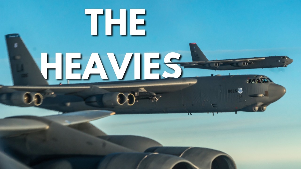 Бомбардировщик НАТО B-52 Stratofortress над Европой &mdash; МОЩНОЕ ПОСЛАНИЕ