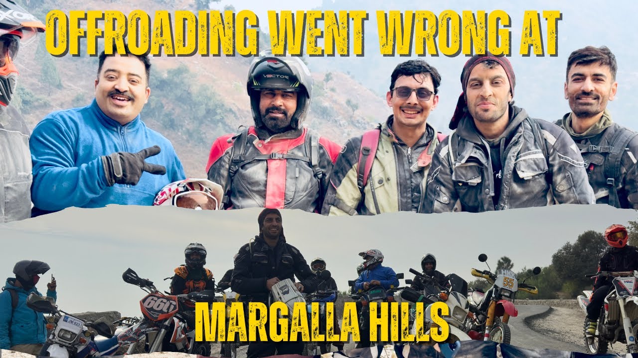 Offroading went wrong at Margalla Hills | Ride on Forgotten Trails of Margalla Hills |