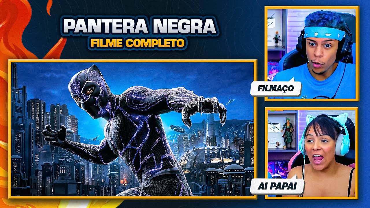 (O REI DE WAKANDA 😯) Pantera Negra | [Casal Jounin React] 🔥