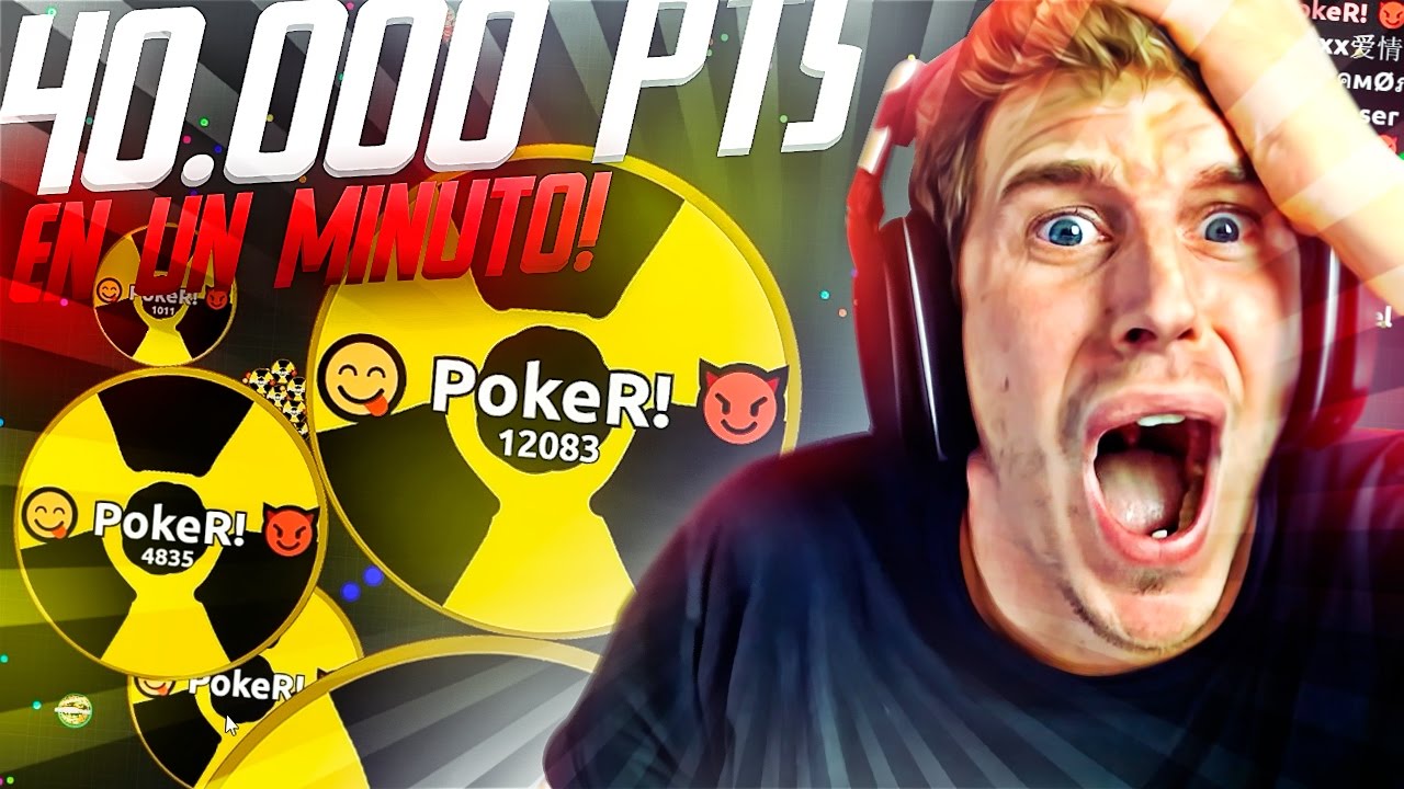 40.000 PUNTOS en 1 MINUTO! | AGAR.IO W/RUBINHO