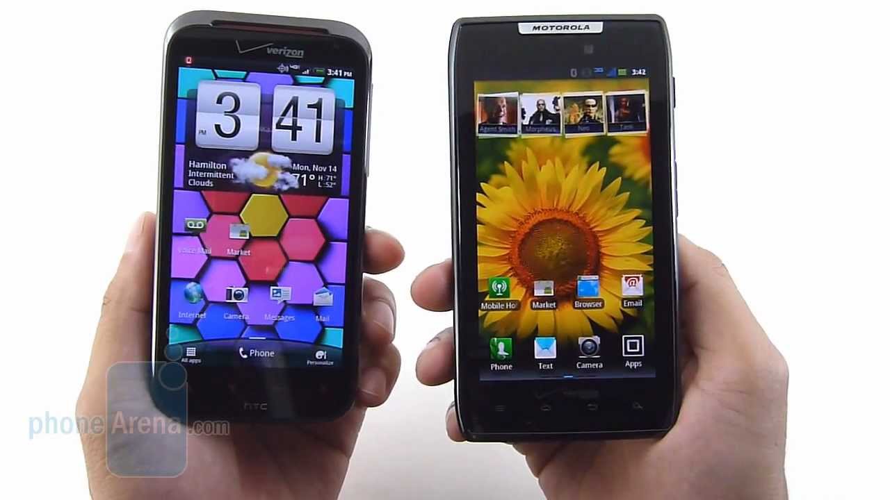 Motorola DROID RAZR vs HTC Rezound