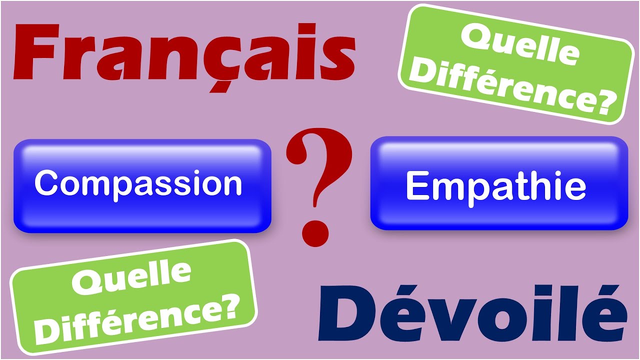 Compassion et Empathie (Quelle Diff.)