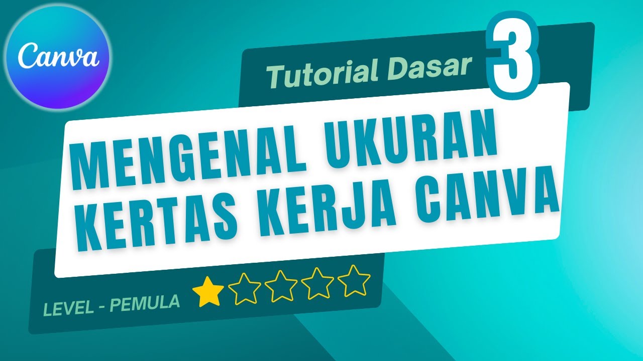 Ukuran Kertas Kerja di Canva - Tutorial Dasar 3