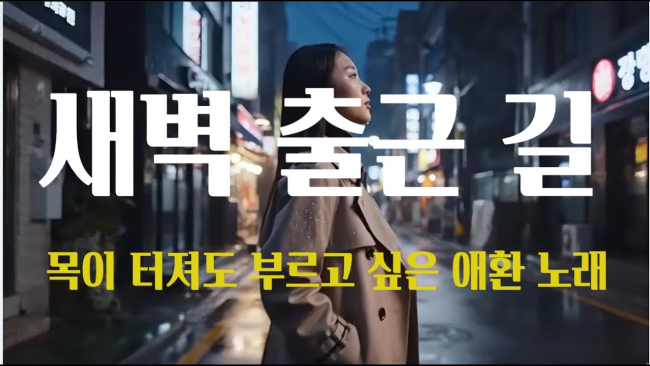 세벽 출근 길