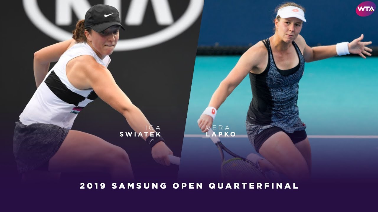 Iga Swiatek vs. Vera Lapko | 2019 Samsung Open Quarterfinals | WTA Highlights