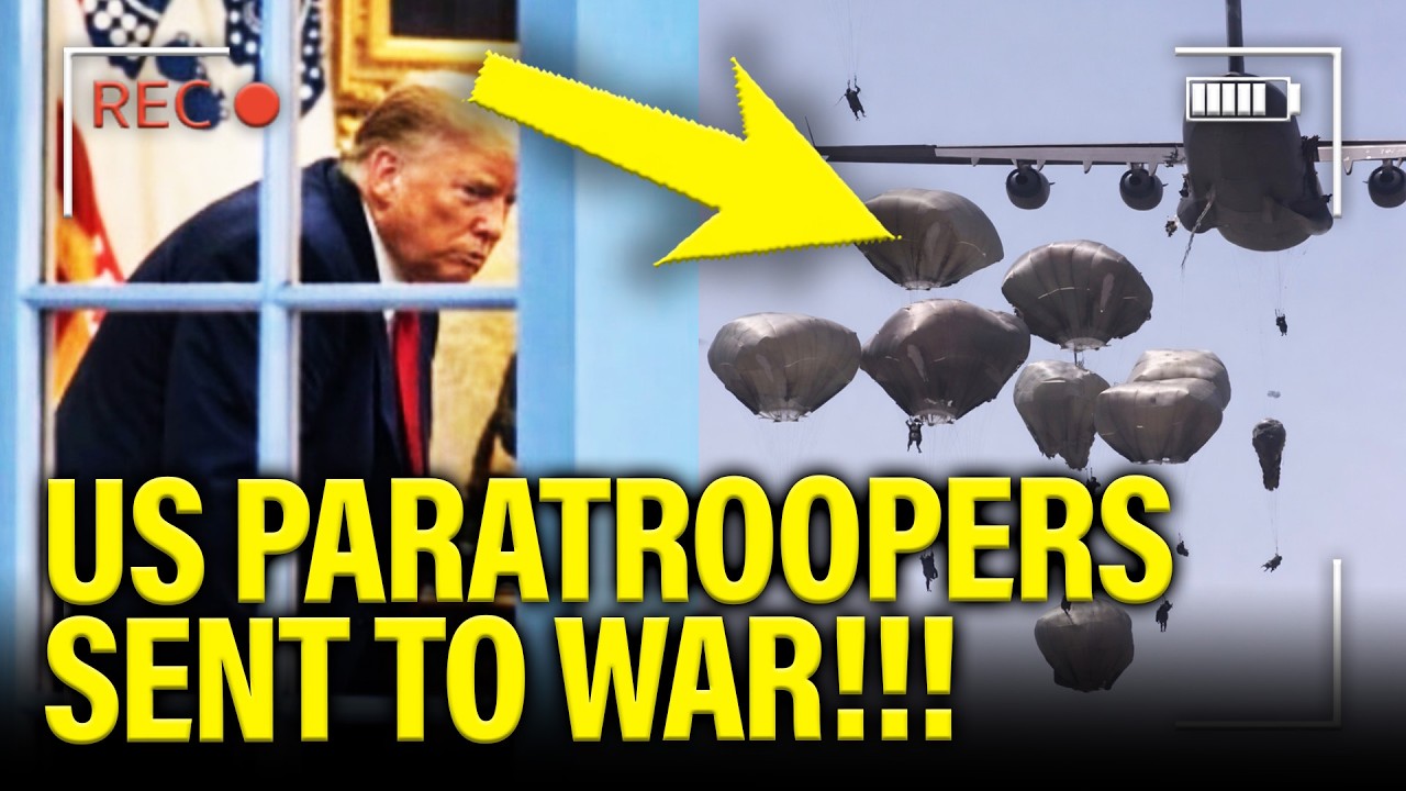 Trump PANICS as PARATROOPERS SENT TO WAR!!