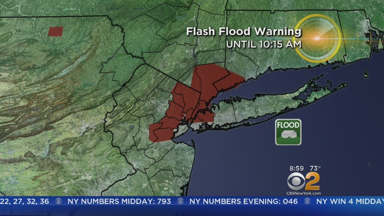 Flash Flood Warning Issued As Heavy Rain Batters Tri-State