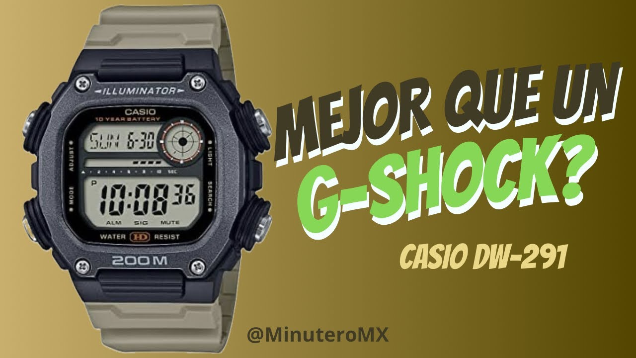 El G-Shock BARATO que nadie está viendo? | Casio DW-291 Review | MinuteroMX
