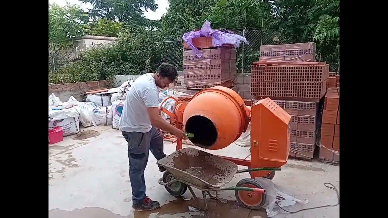 limpiar hormigonera