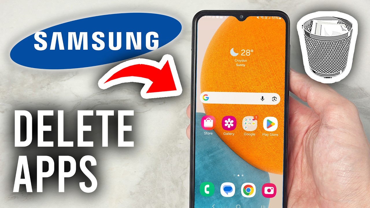 How To Delete Apps On Samsung Phone - Tutorial