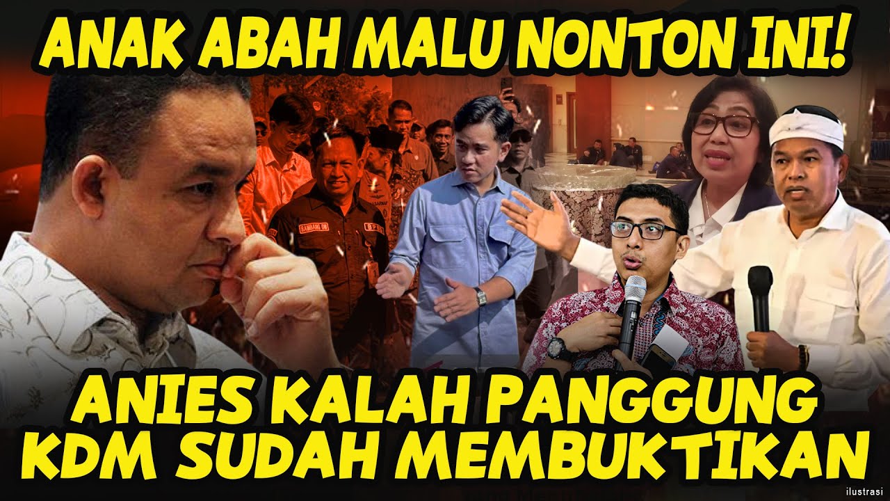 VIDEO INI DIJAMIN BIKIN MALU ANAK ABAH🤣ANIE KALAH PANGGUNG SAMA GIBRAN—KDM SUDAH BUKTIKAN‼️
