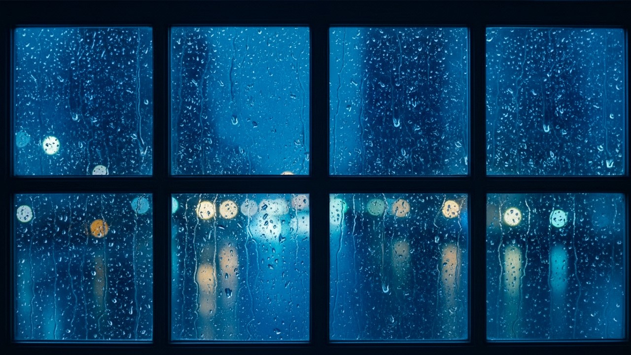 Drifting to Sleep with Rain Sound On Window | Ultimate Heavy Rain White Noise for Deep Relaxation