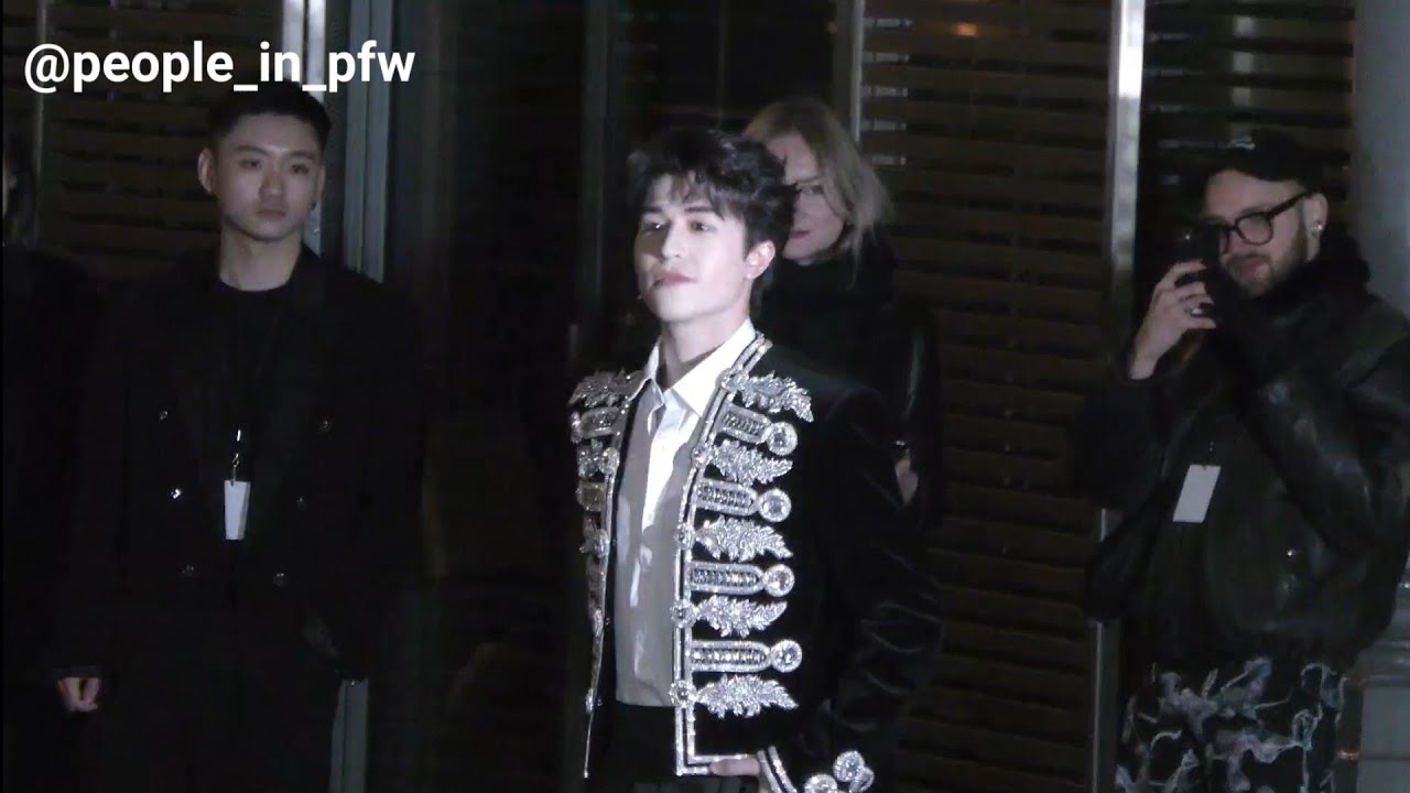 Patrick Nattawat Finkler แพทริค - Balmain Fall Winter 2023/2024 fashion show in Paris - 01.03.2023