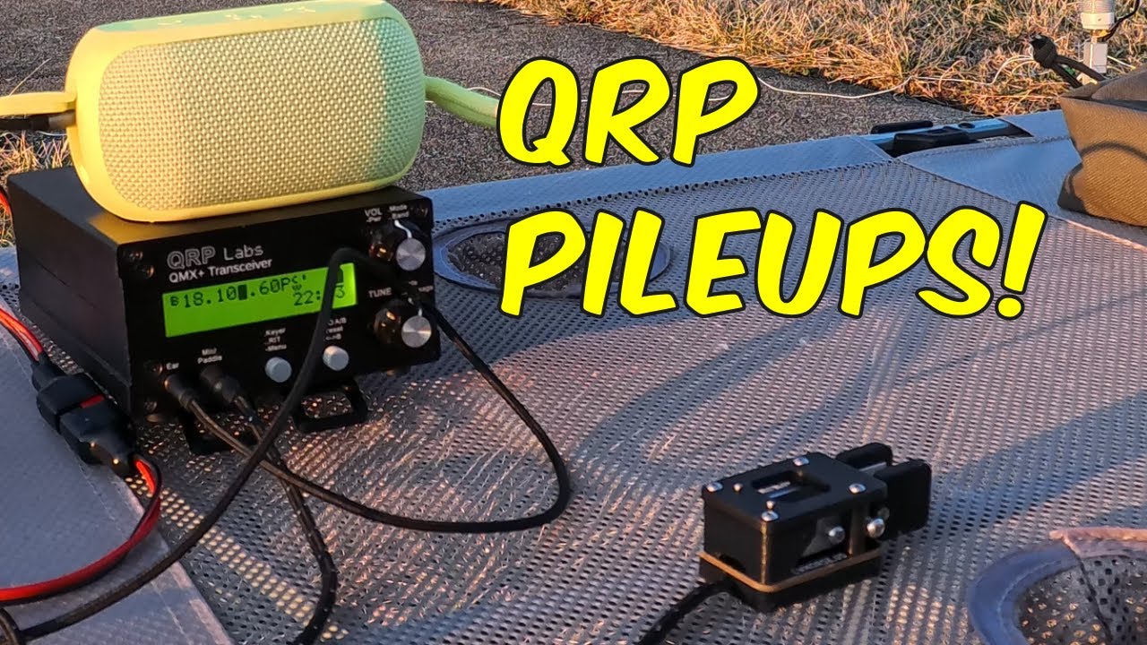 QRP PILEUPS WITH MY QMX+ | 3 Band CW POTA