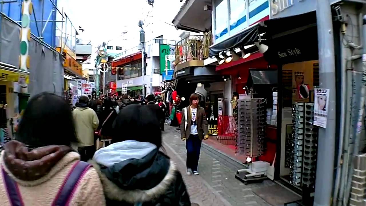 Sights and Sounds Of Harajuku Tokyo Japan (Takeshita Dori)竹下通り