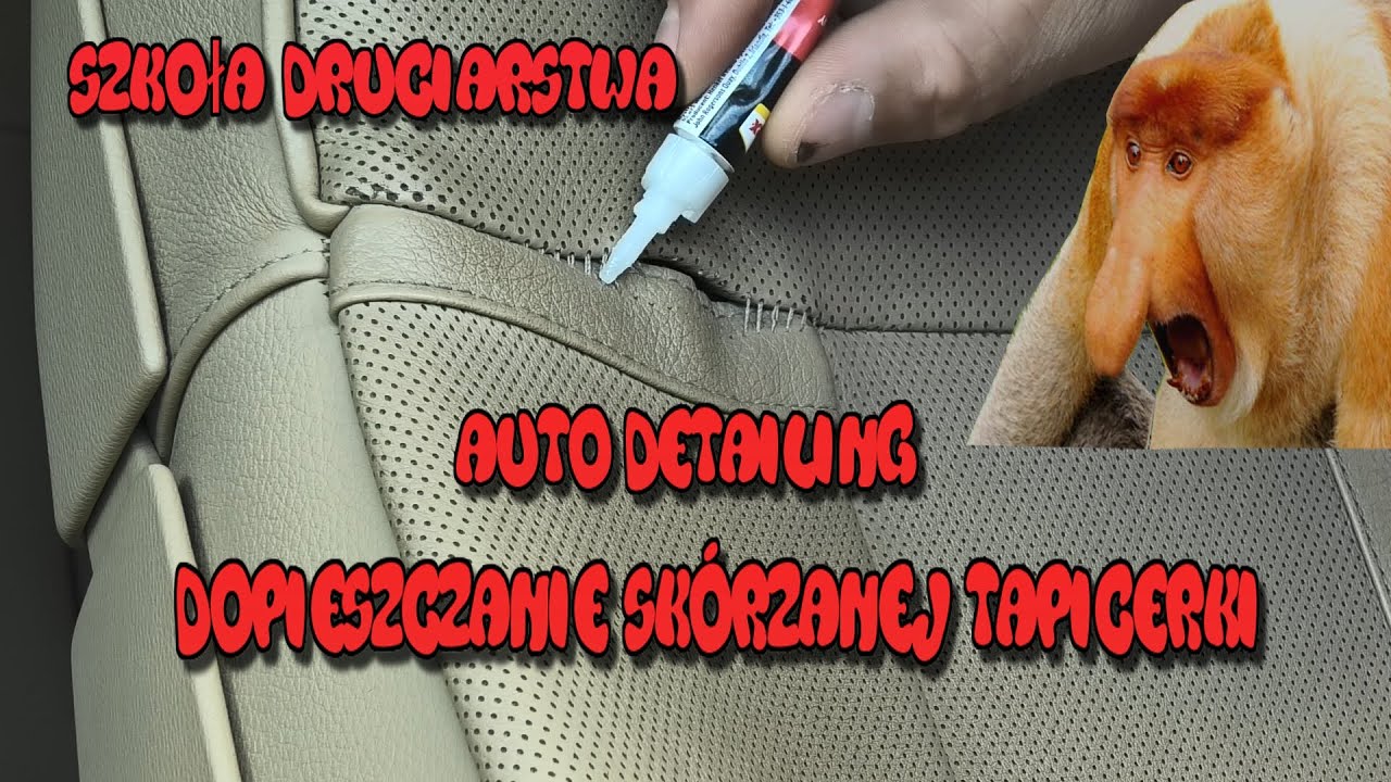 Szkoła Druciarstwa Auto Detailing Dopieszczanie Skórzanej Tapicerki Wazzup :)