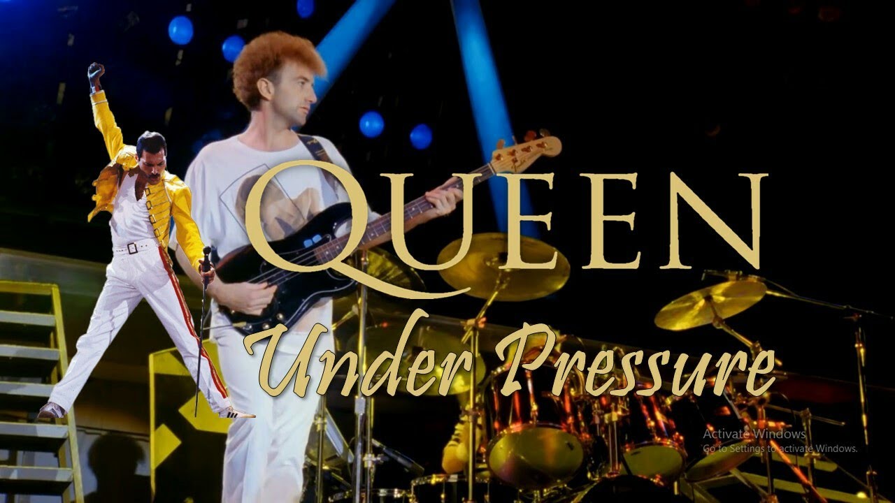 Queen - Under pressure (Live Bass Tabs  at Wembley) By Chami's Arts