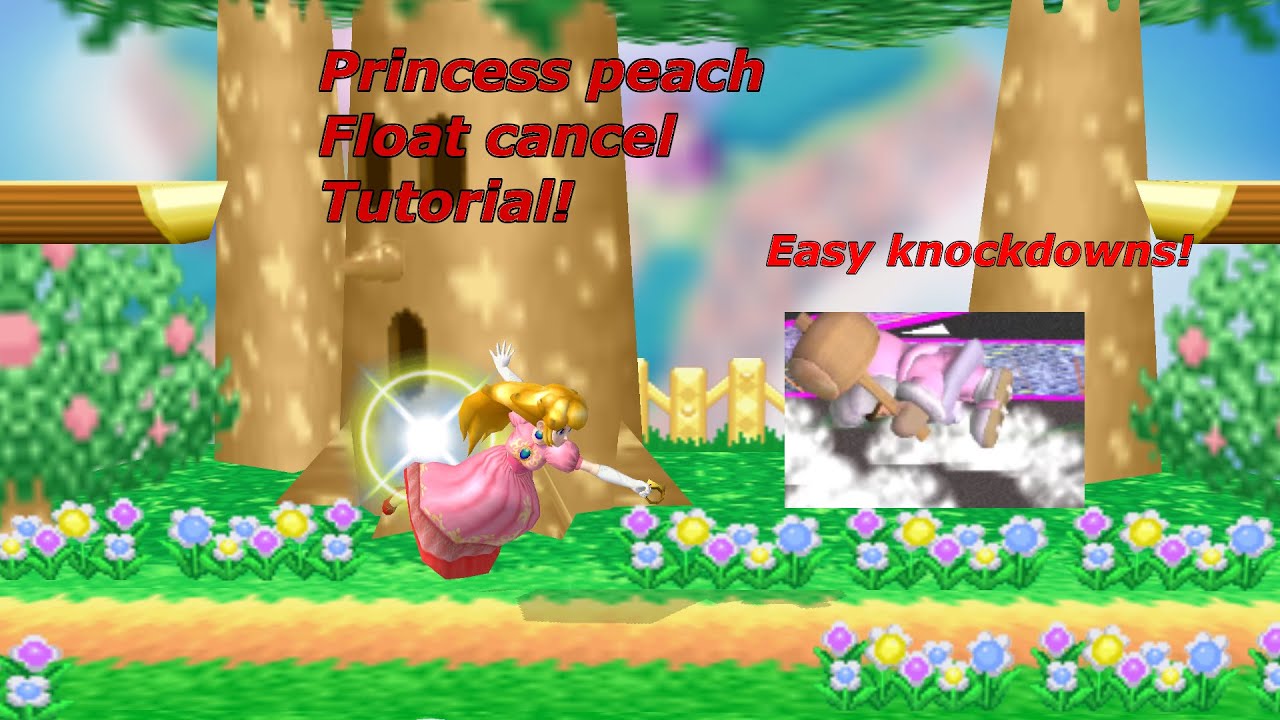 Peach float cancelled aerial tutorial in 3 minutes!