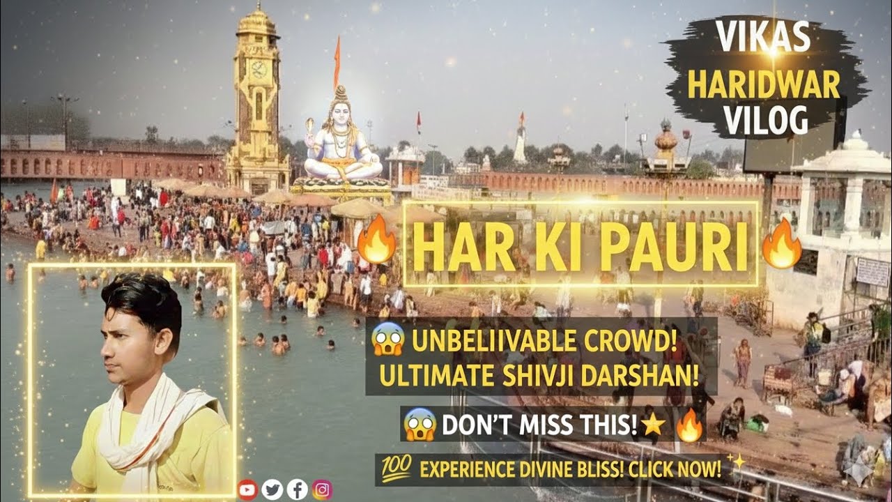 #hatidwar 😱me maa #gnga darshan 🙏🙏  😱😱🙏🙏🤪 happy #holli 🤪 2026 maa gnga live barsana shuru #kedarnad.