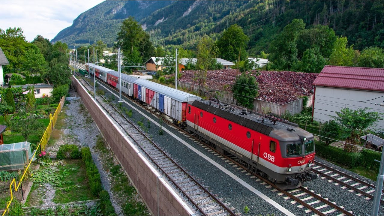 Trains in Slovenia 2022. Trains in the shadow of the Alps