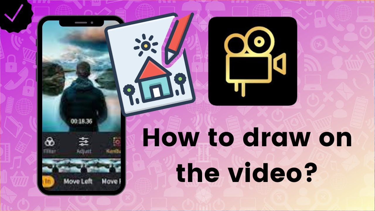 How to draw on the video on Film Maker Pro?