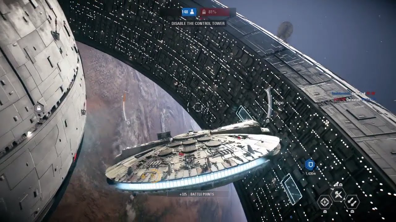 STAR WARS Battlefront II Rey,Chewbacca & Han,Chewbacca Millennium Falcon Gameplay