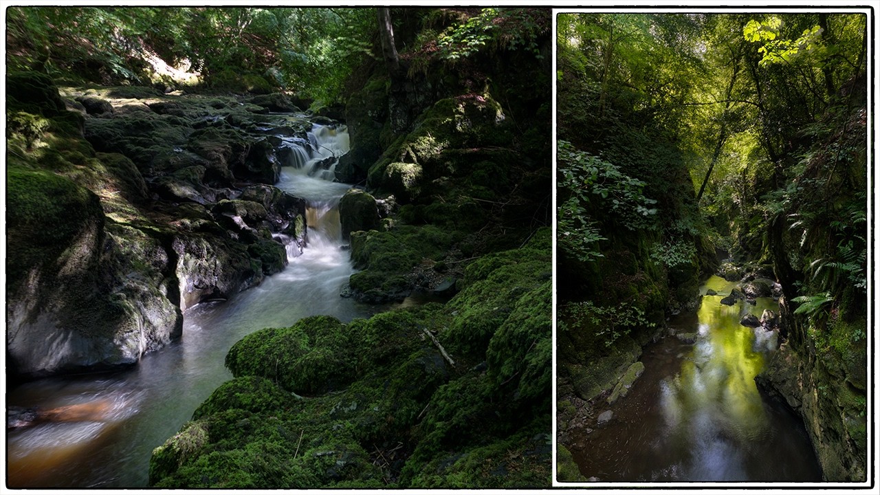 Photography at Rumbling Bridge gorge
