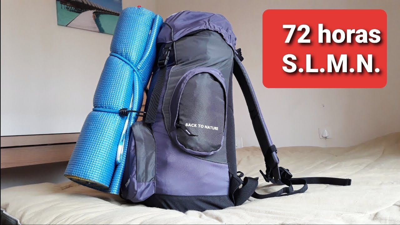 Mochilas - 07 - Mochila de72 horas S.L.M.N.  (Solo Lo Mínimo y Necesario) - Backpack