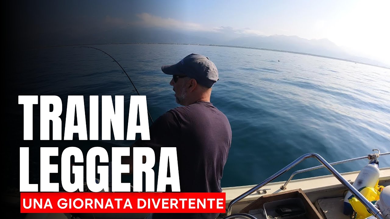 pesca a TRAINA LEGGERA UNA GIORNATA DIVERTENTE in compagnia di @DanieleTartaglia in MARE