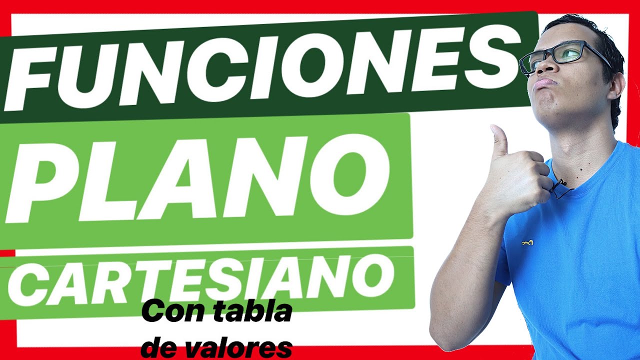😉 CÓMO REPRESENTAR FUNCIONES EN EL PLANO CARTESIANO |🤯USANDO LA TABLA DE VALORES | FUNCIÓN LINEAL |
