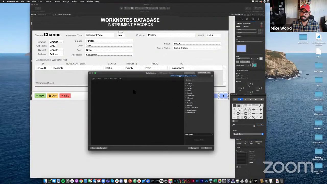 FileMaker for Stage Lighting - Lesson 1.2 - Next Steps