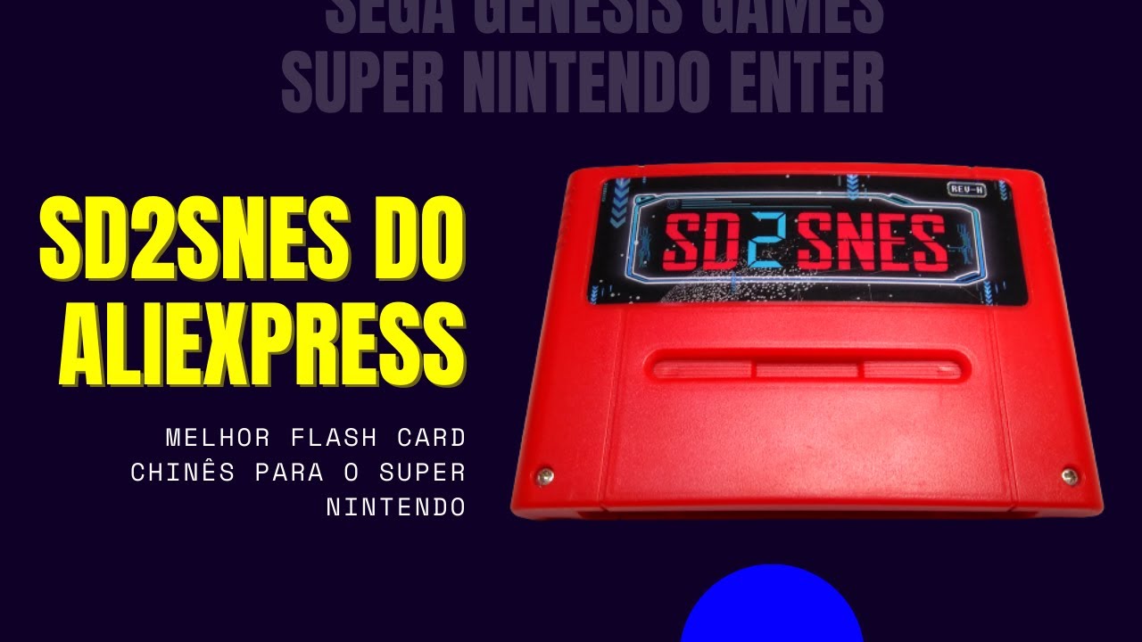 Sd2Snes China Version do Aliexpress | Melhor Everdrive Chinês do Super Nintendo