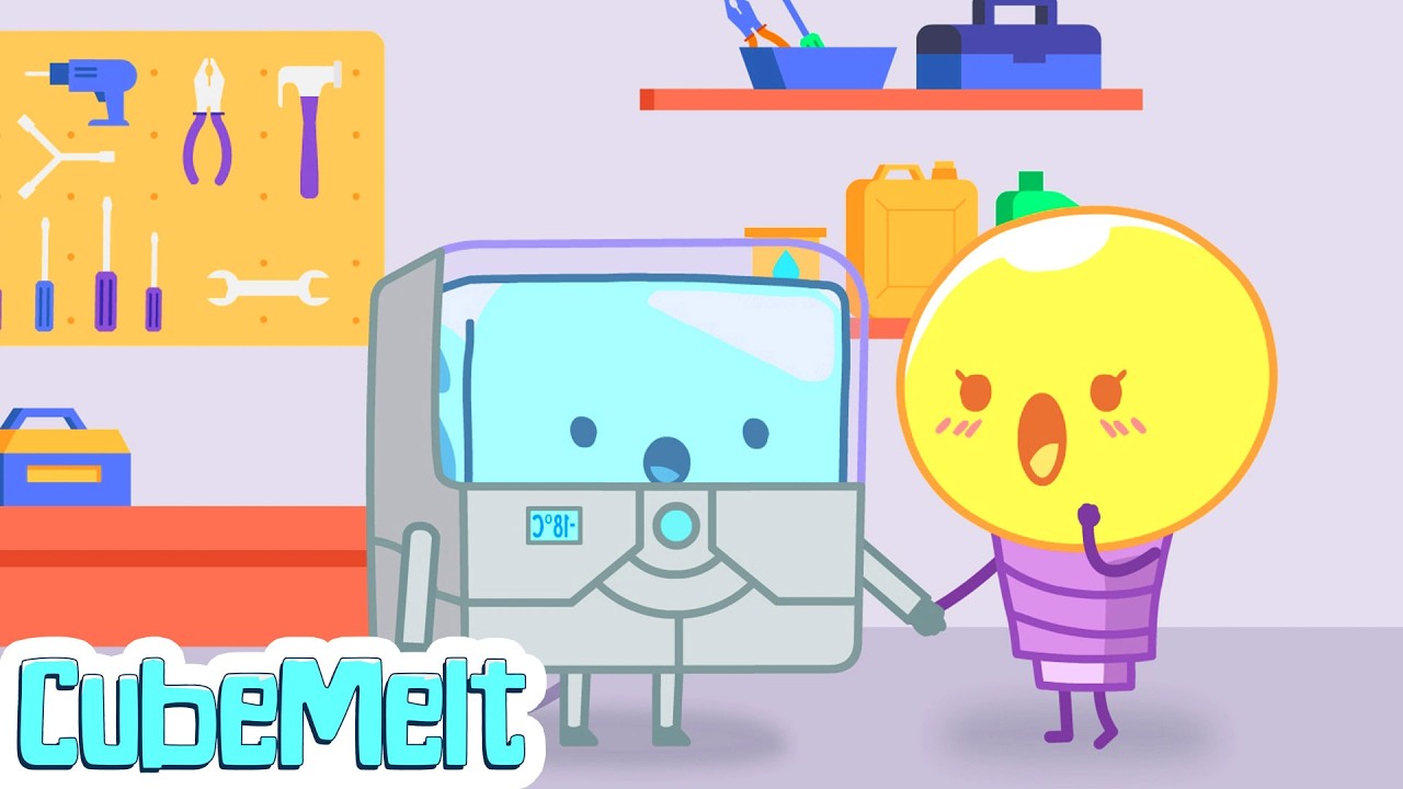 Cubemelt’s Day Out & More Adventures 🌈 Funny Cartoon For Kids