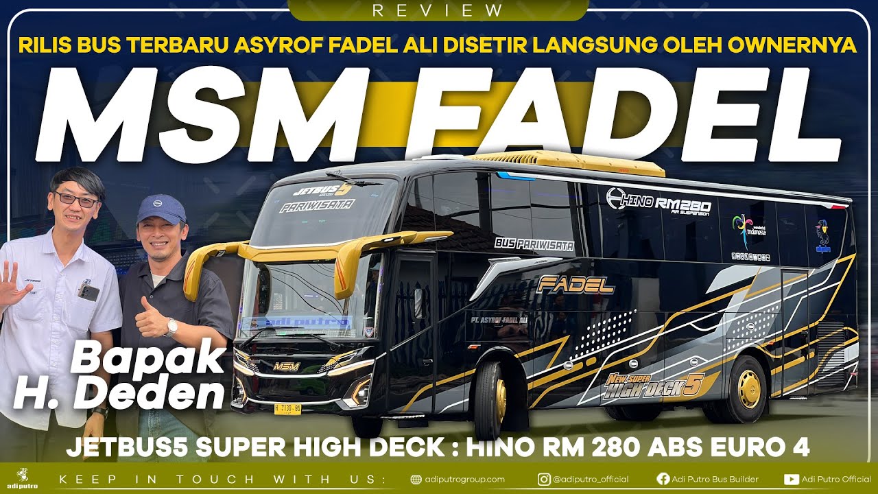 MSM Asyrof Fadel Ali Mau Pakai Tronton Setelah Merilis Jetbus5 SHD ini? Langsung Disetir Pak Haji
