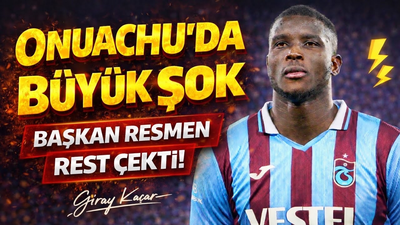 Onuachu da b&uuml;y&uuml;k şoku yaşadık ! Başkan resmen rest &ccedil;ekti ! #onuachu 