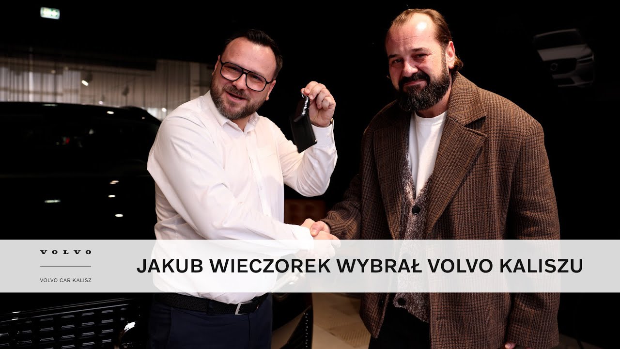 Jakub Wieczorek x Volvo XC60. Relacja z wydania samochodu w salonie Volvo Car Kalisz.