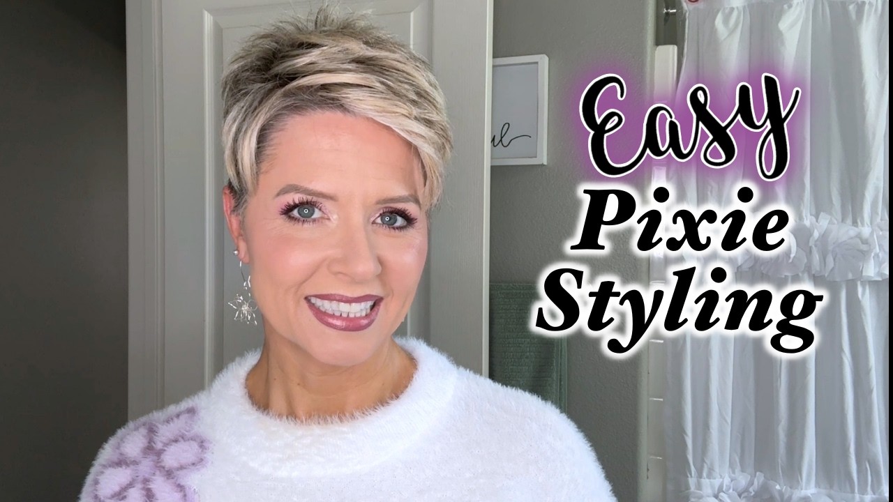 Easy Pixie Styling Trick | Opposite Side Sweep