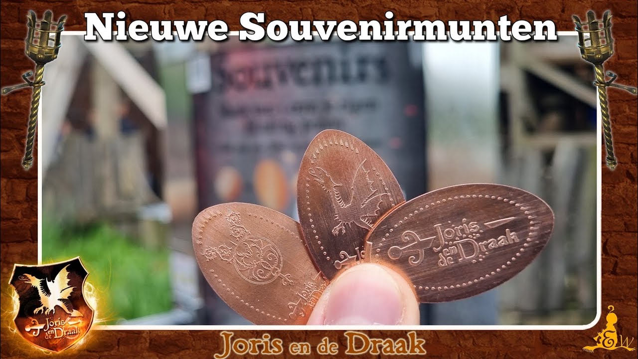 [#Efteling] Nieuwe Souvenirmunten Joris en de Draak