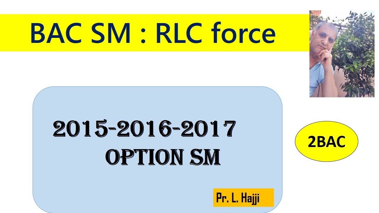 Circuit RLC force : BAC 2015 (SM)