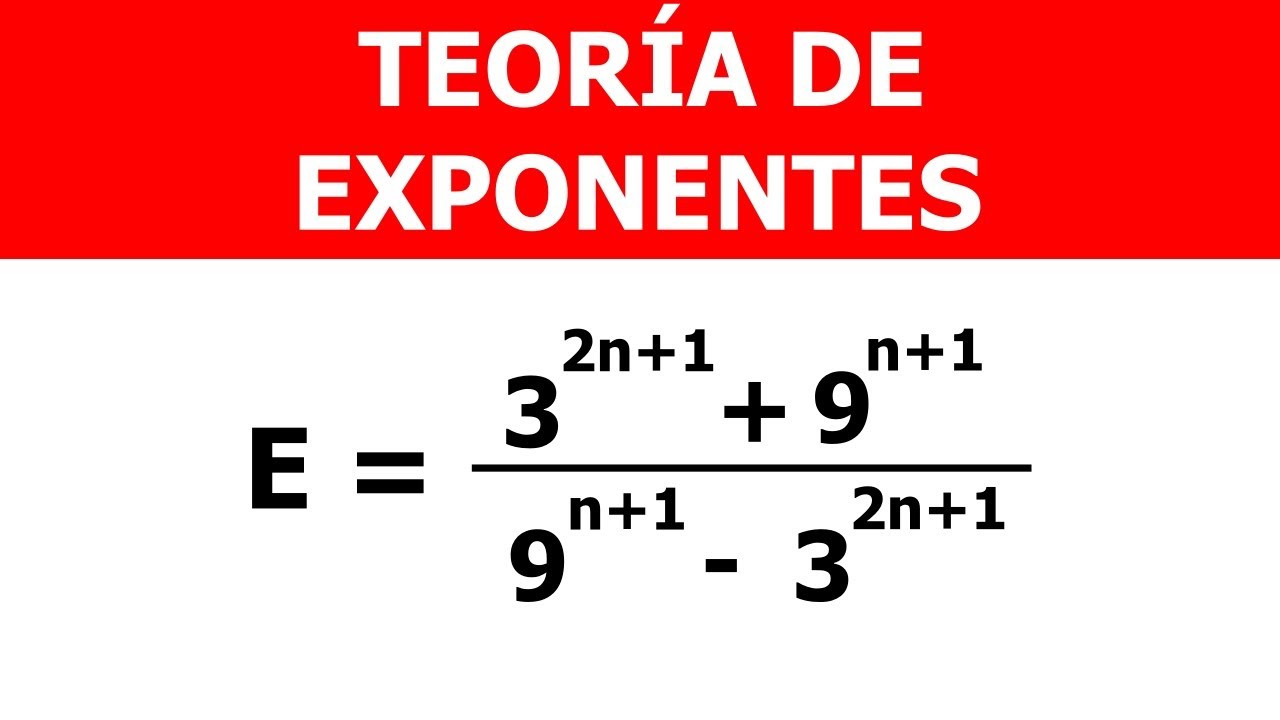 Exponentes EXPLICADOS FÁCIL | Todas las reglas sin enredos