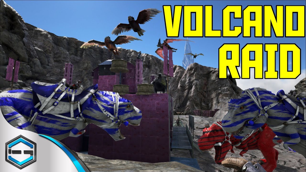 Ark Survival Evolved Volcano Raid So Much Death Part 1 Ep. 28