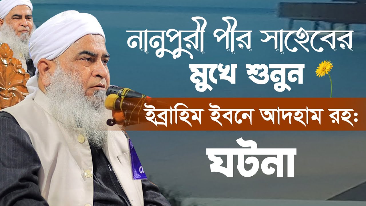 নানুপুরী পীর সাহেবের মুখে শুনুন আজিব ১টি ঘটনা | Salauddin Nanupuri 2022 | মাওঃ সালাউদ্দিন নানুপুরী