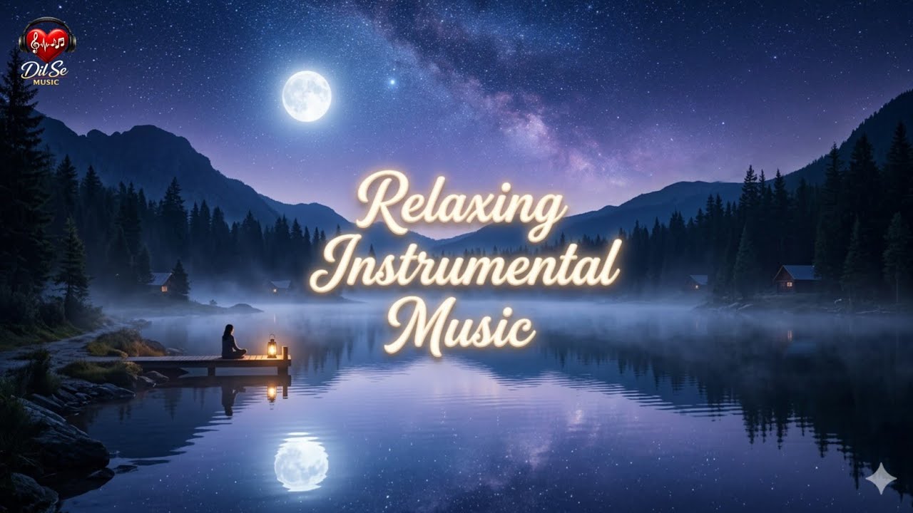 Deep Relaxing Instrumental Music 🌙 | Peaceful Piano & Flute | Stress Relief & Meditation