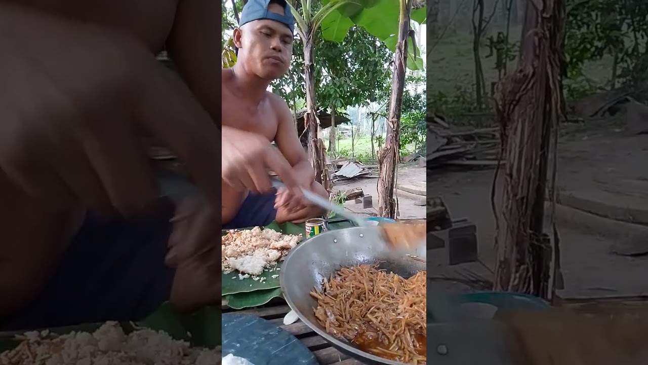 Mga idol ito na naman uulamin natin  salamat sa biyaya #ginisang dabong #kawayandabong #kinilaw 