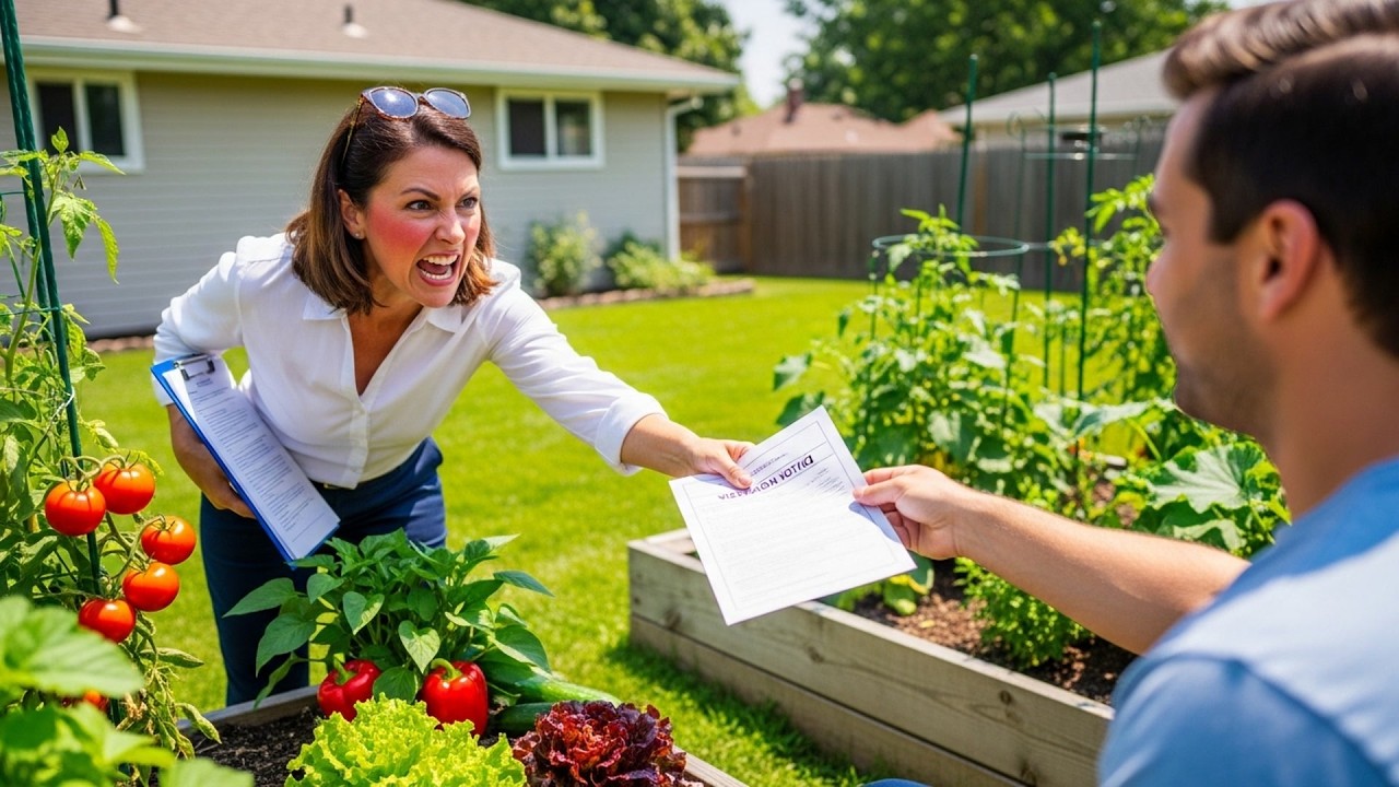 HOA Karen Called Violations On Vegetable Garden, Zoning Allows It Completely!