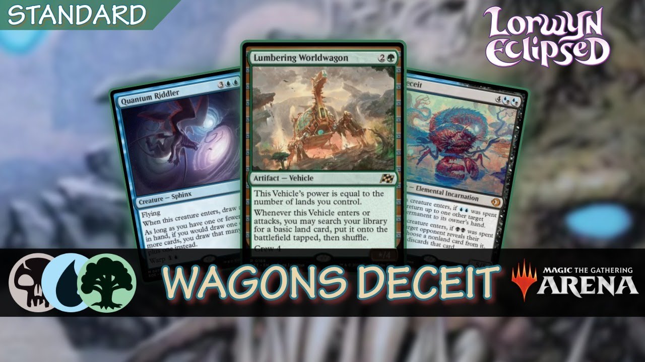 🔵⚫🟢  Wagons Deceit | Standard MTG Arena ECL