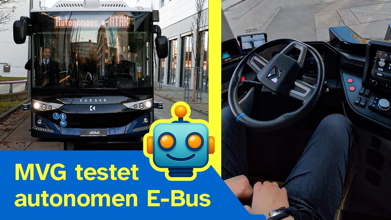 Selbstfahrende Busse in München? MVG macht den Test