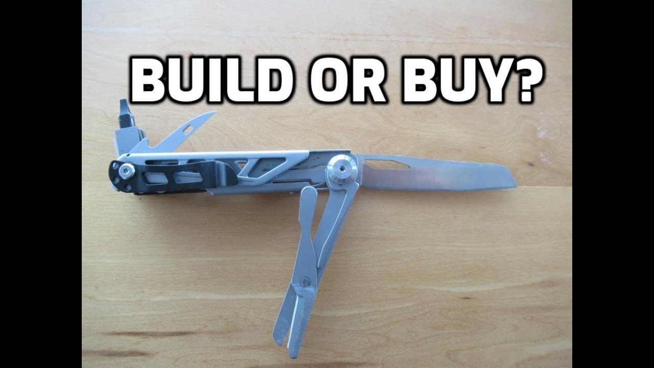 Sunbird EDC Knife Multitool With Scissors Or Build It Yourself!